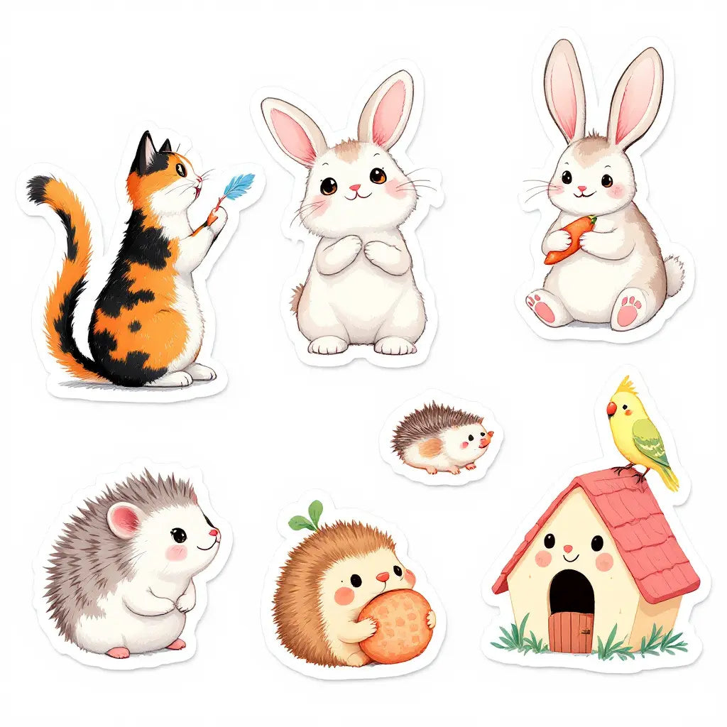 Sticker Sheets Sticker Skunk
