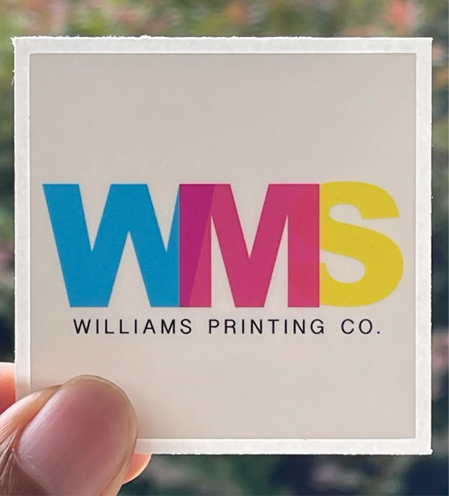 SQUARE STICKERS Williams Printing
