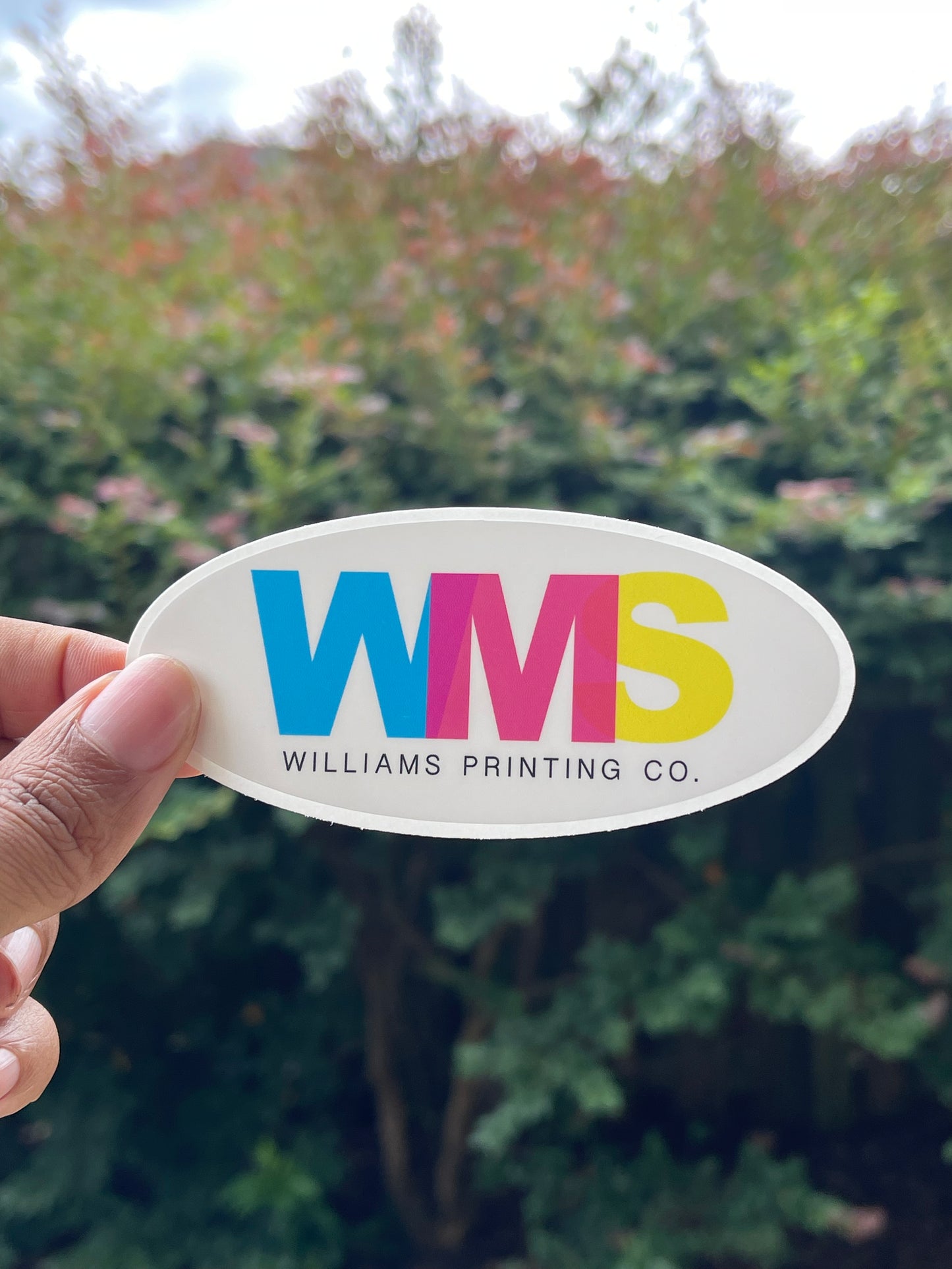 OVAL STICKERS Williams Printing